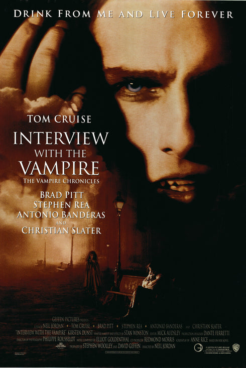 interview with the vampire 1994 one sheet poster rolled double sided